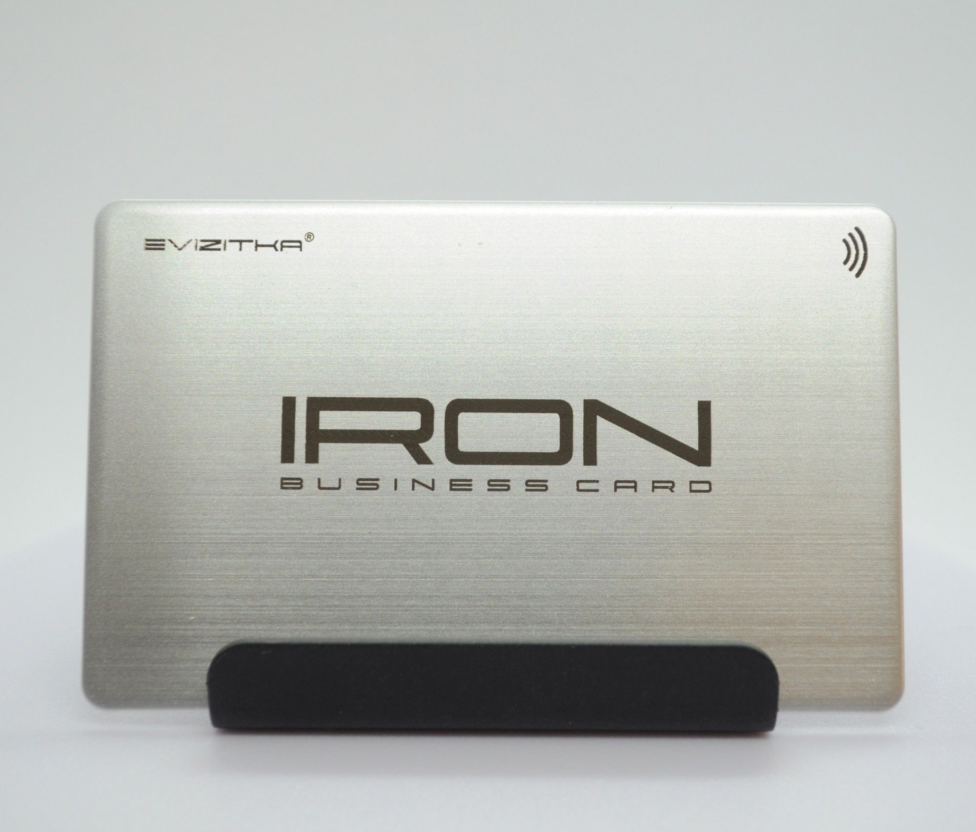 купити Срібна металева NFC візитка, Silver Metal NFC Business Card